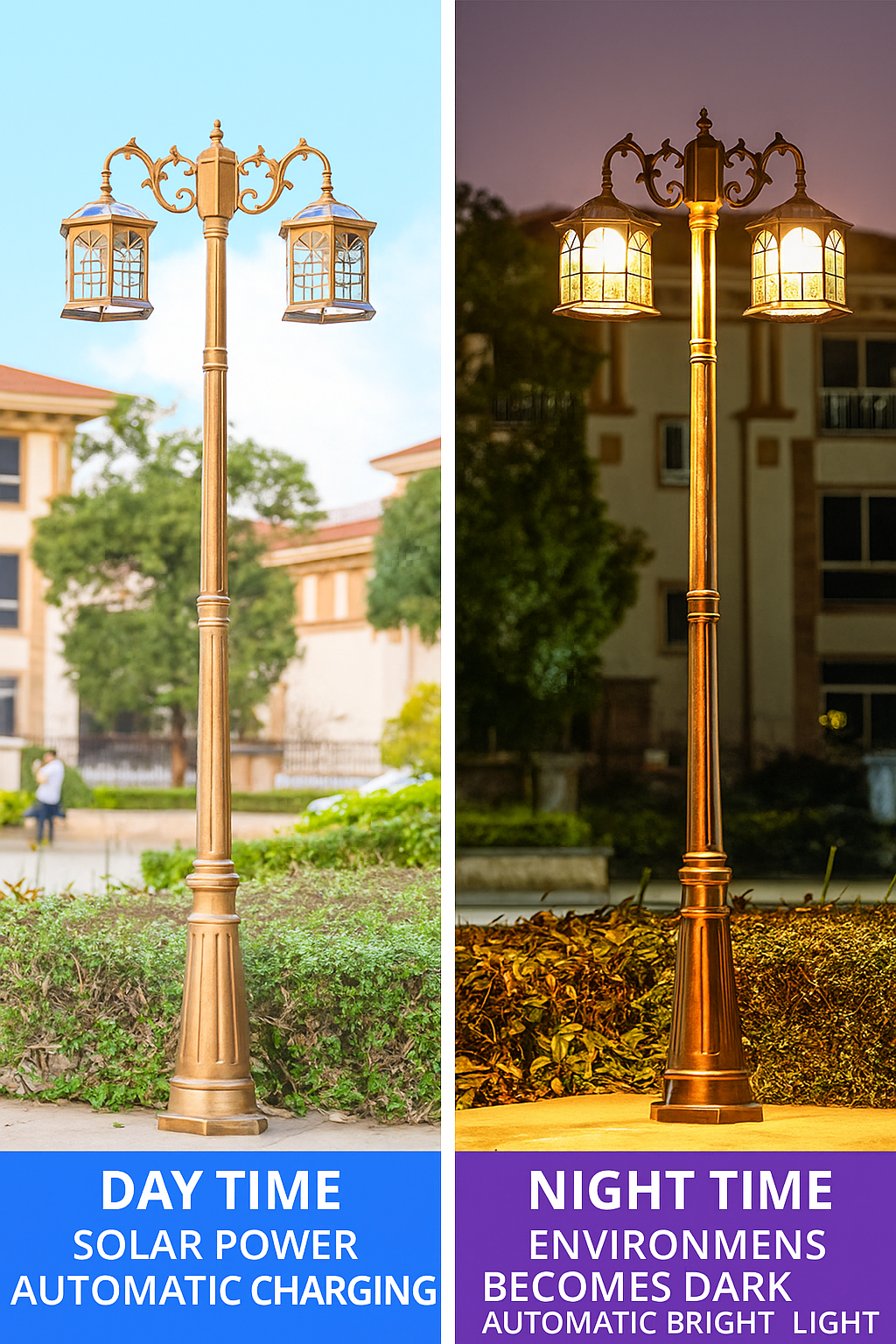 Control Solar Courtyard Lamp