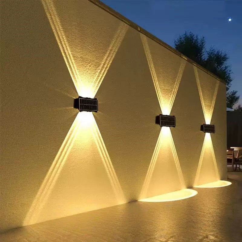 Solar Double - Beam Warm - Light Wall Lamp