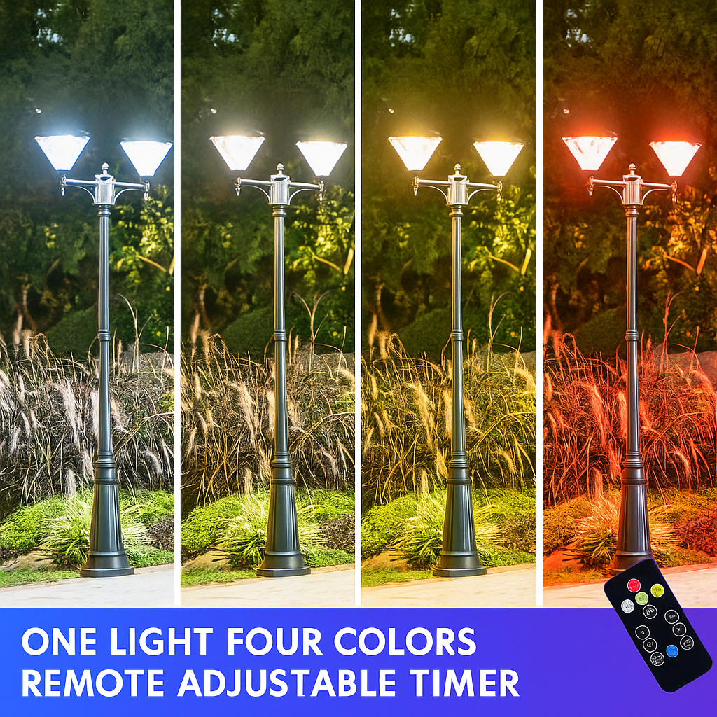 Intelligent Solar - Powered Sensor Garden Light