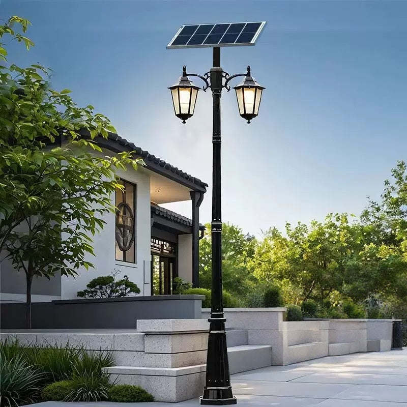 Hexagonal Solar Courtyard Light