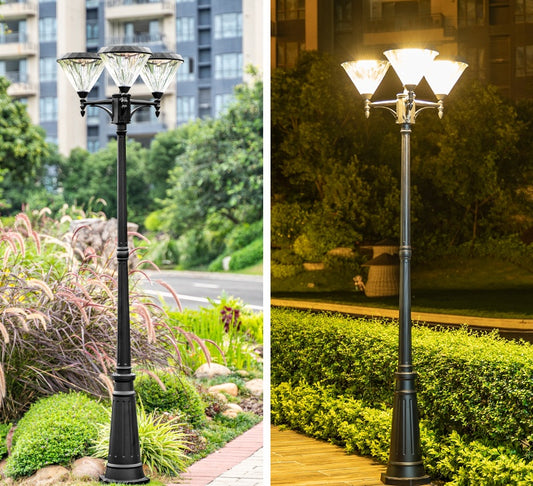 Intelligent Solar - Powered Sensor Garden Light